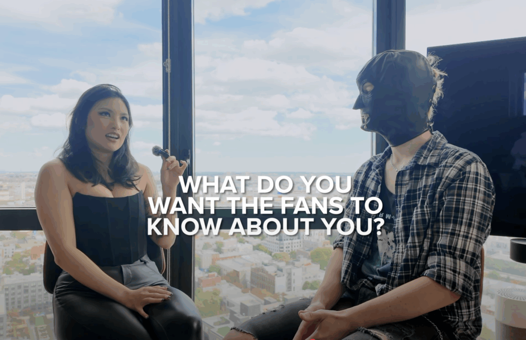Mx Tomie asks Hachi if he wants her audience to know anything specific about him.