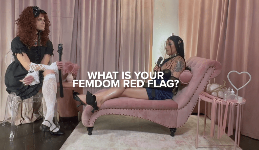 Mx Tomie asks Maeby West about their Femdom red flags