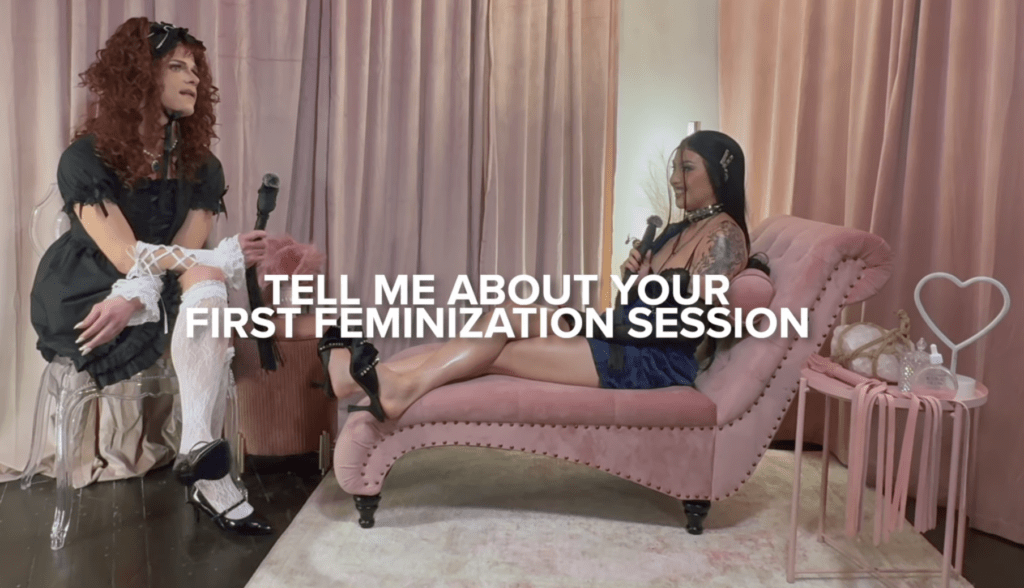 Mx Tomie asks Maeby West about their first feminization session